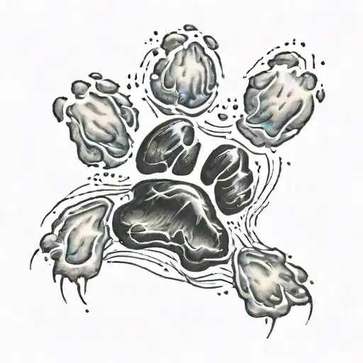Dog Paw Print