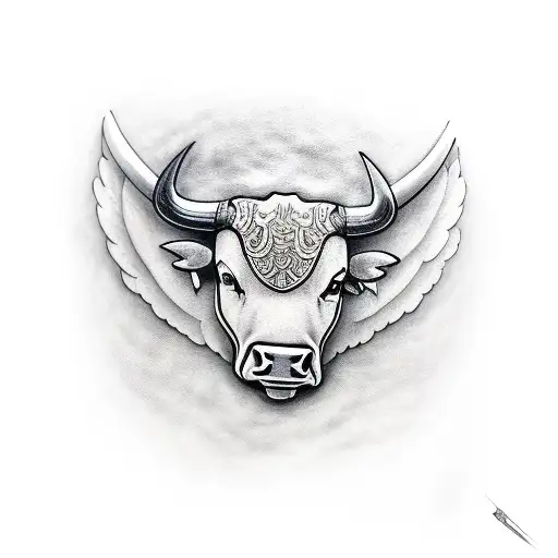 Bull With Wings