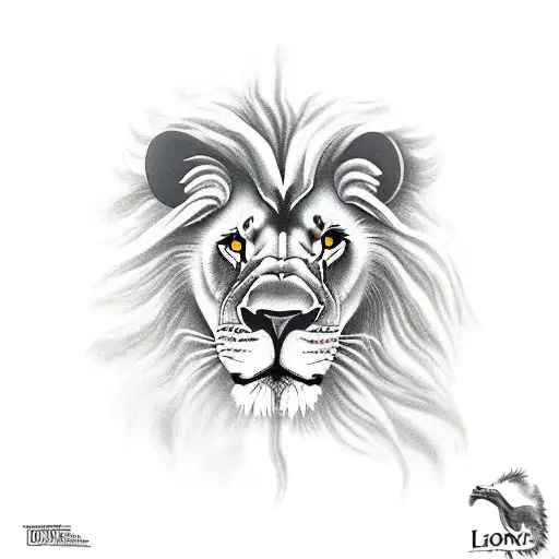 Lion Roaring With Lamb Laying Next To It And Dove Flying