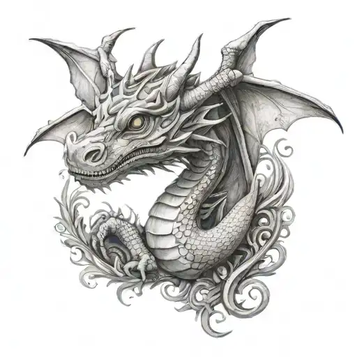 Dragon Tattoo Cute