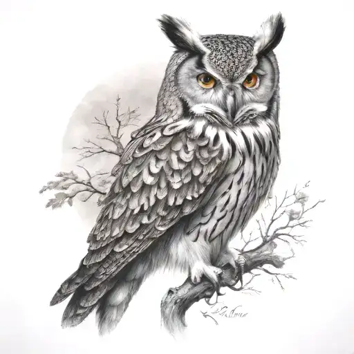 Wolf Eagle Owl