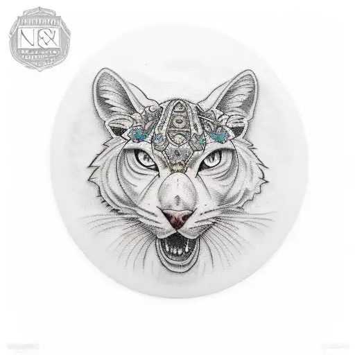 Circle Stiched To Skin