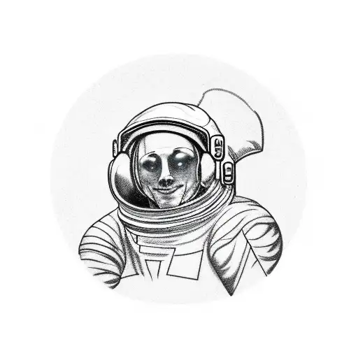 Astronaut Over A Dougnut