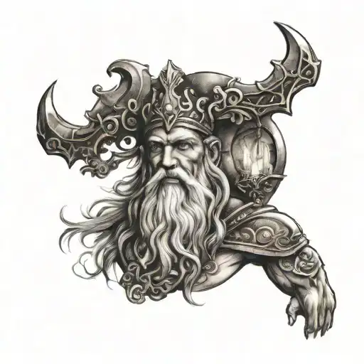 Left Arm Odin Standing