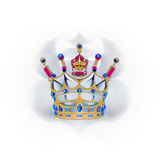 A Crown With A Basketball