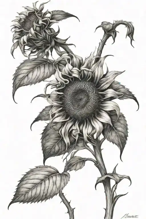 Rugged Sunflower Wilting