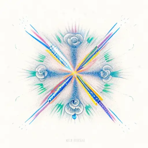 Fireworks Over The Ocean