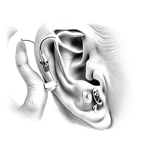 A Demon Talking To The Ear