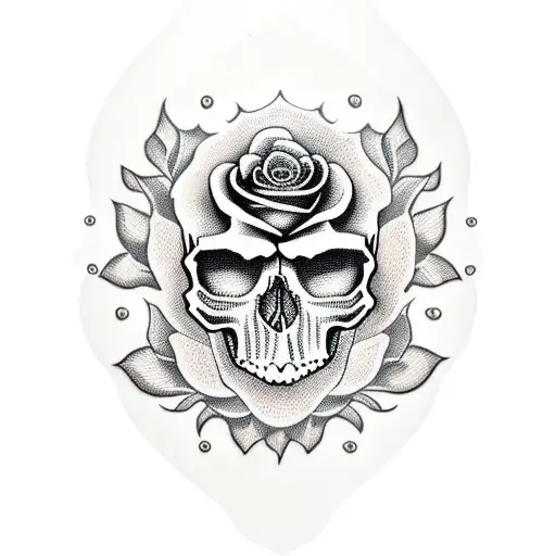 Skull And Roses