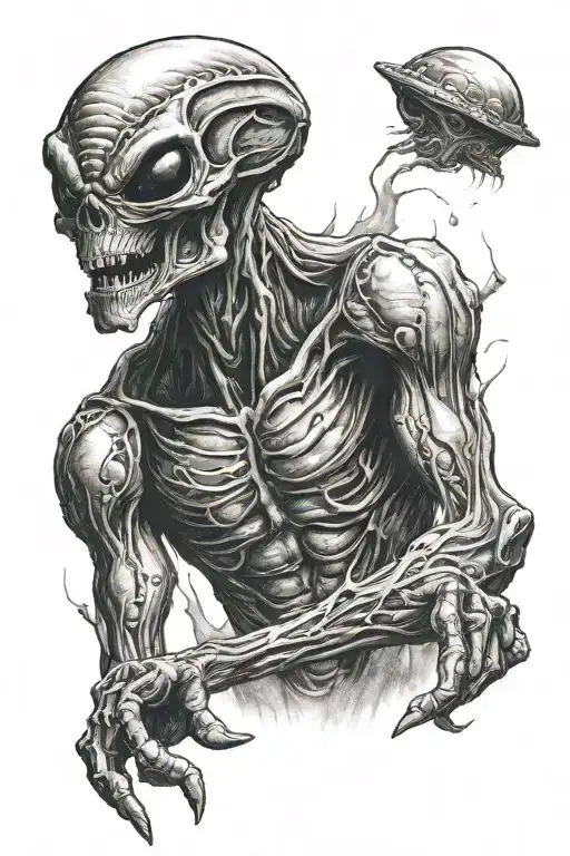 Posiden Fighting Alien