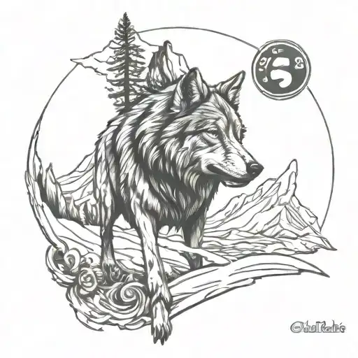 Alfa Wolf With Number 23 Curve Became