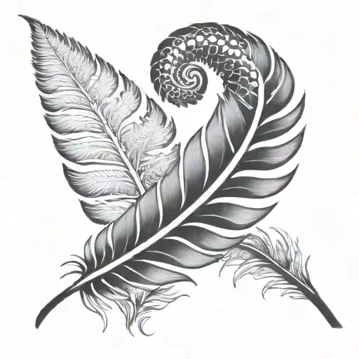 New Zealand Tribal Silver Fern