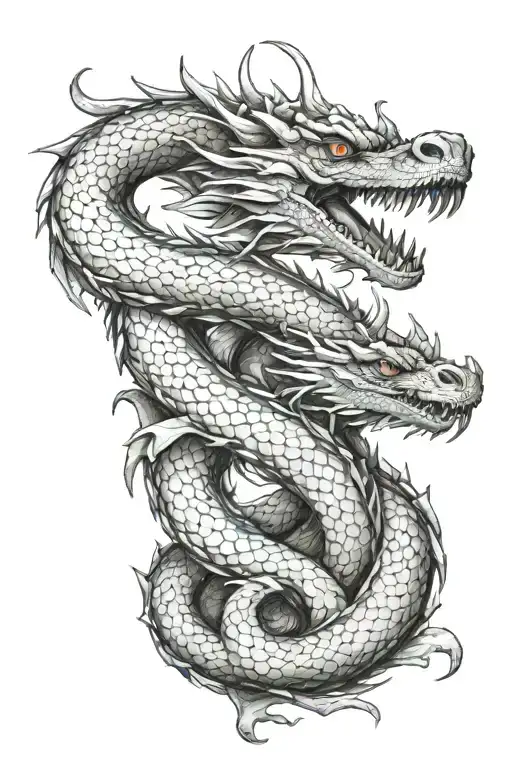 Mythological Hydra Dragon