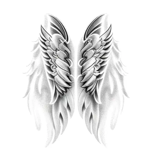 Roller Skate With Angel Wings