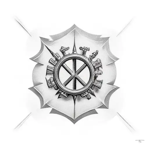 Loyalty Symbol Made Of Bismark Street Names