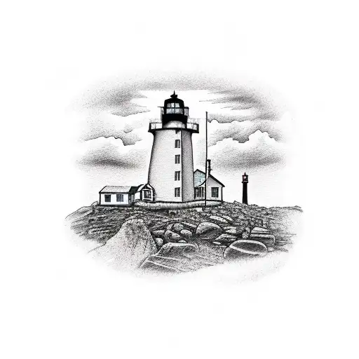 Newfoundland's Iconic Lighthouse Surrounded By Mountain Bike Trails