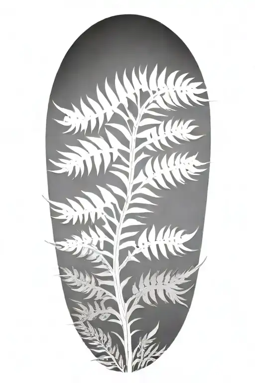 New Zealand Tribal Silver Fern Single