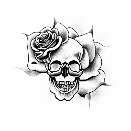 Skull And Roses