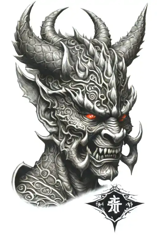 Dragon Oni Mask