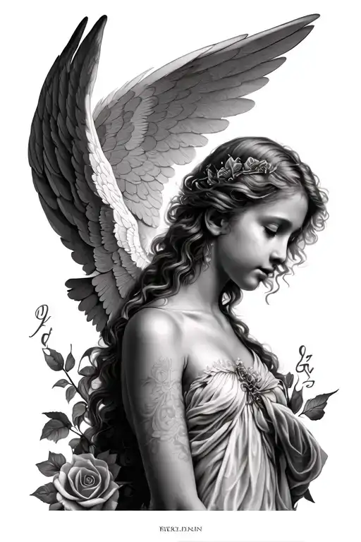 Angel Name Rose Wing
