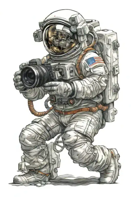 Astronaut With A Camera