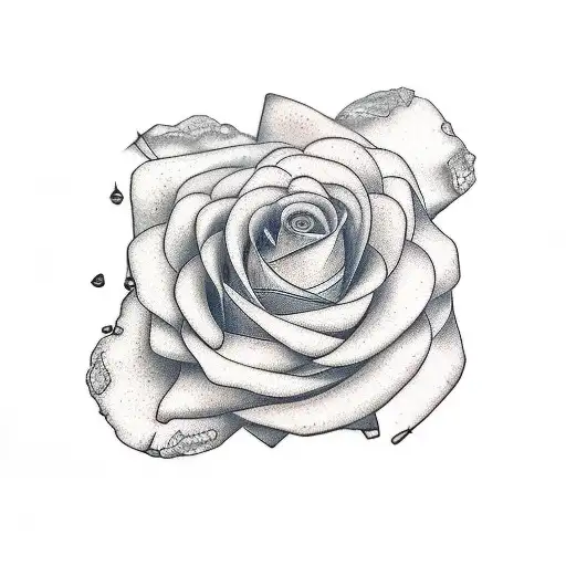 Word Mann Written In A Flower