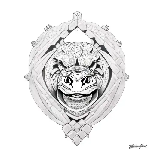 Vigitant Turtle With A Lion's Courage