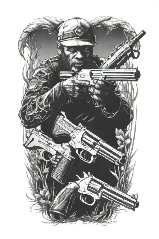 Anti Poaching With Guns And Cross