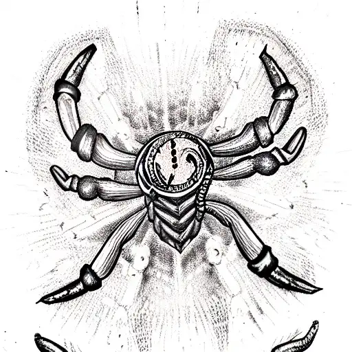 Scorpion With An Ankh