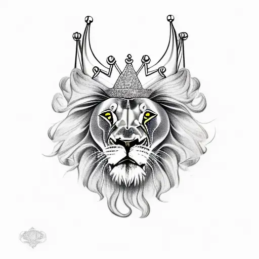 Lion With A Crown