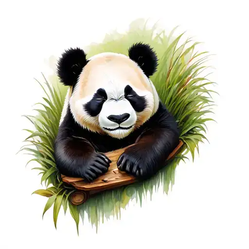 Panda Sleeping In My Car