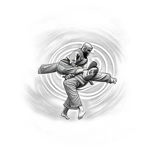 God Giving Man A Jiu Jitsu Black Belt