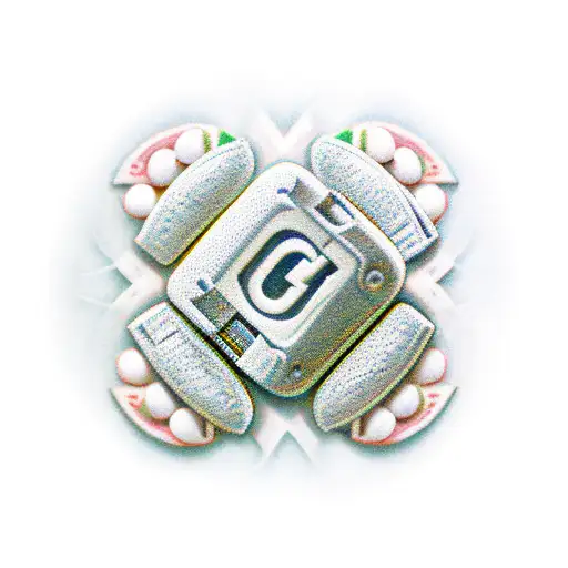 Gun Made Of Butter Mints