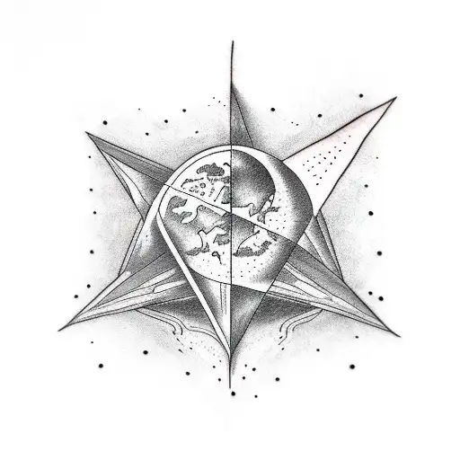 Planet In A Triangle