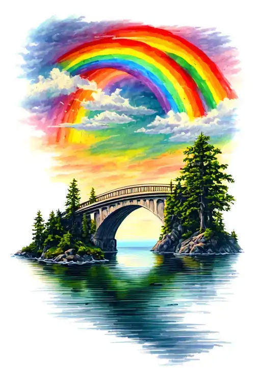 Rainbow Bridge Ove Lake
