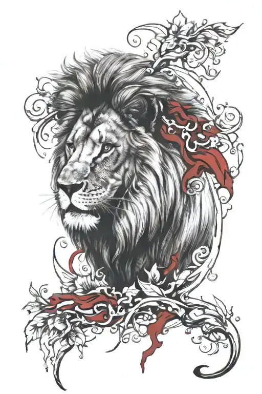 Lion And Blood