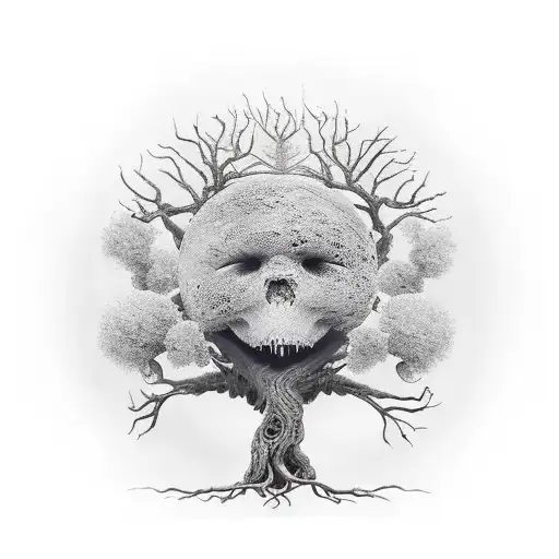 Dead Tree Of Life With My Kids Names In The Tree Branches