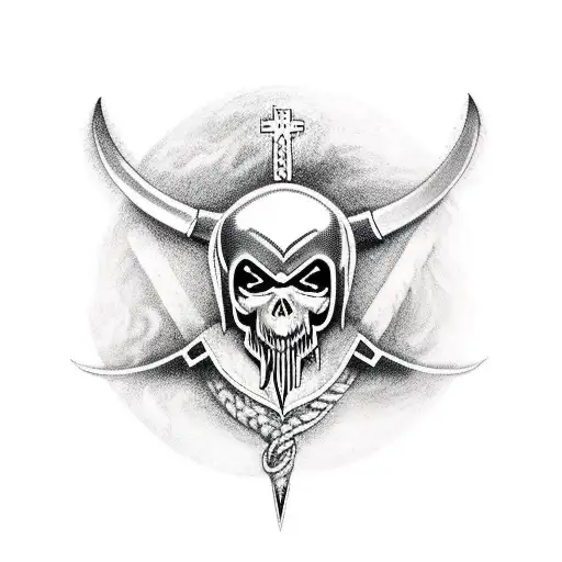 Christian Death Viking With Cross