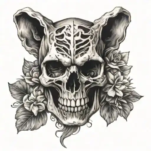 Side Face Skull