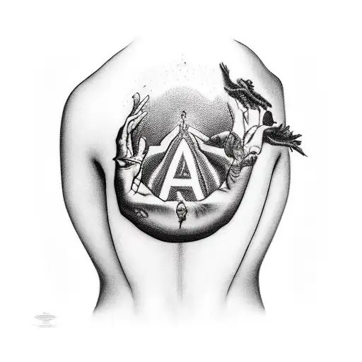 The Creation Of Adam But God And Adam Are Black Women