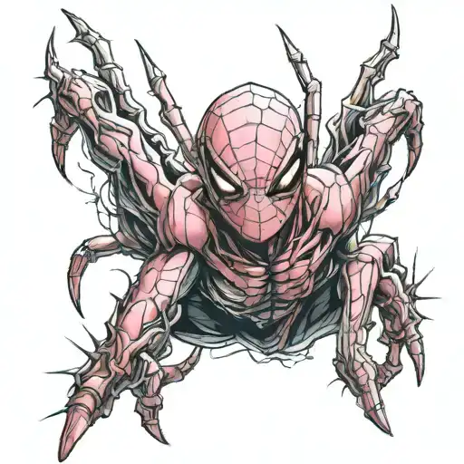 Spider With Pink Highlights Goku