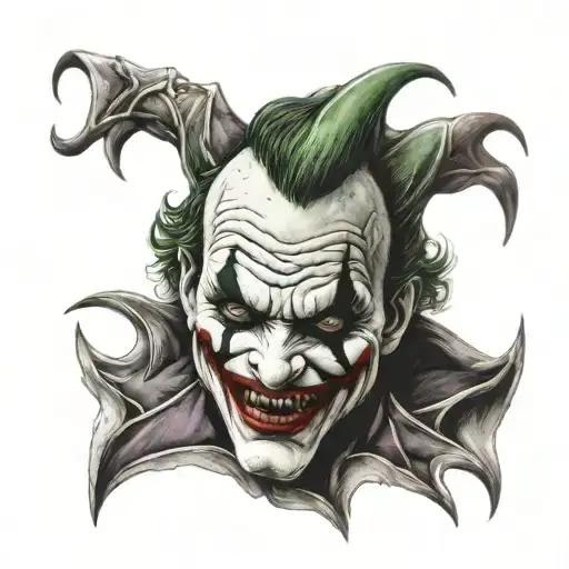 Jokers Face Saying Hahaha Joker