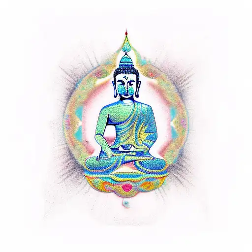 Colourful Buddha