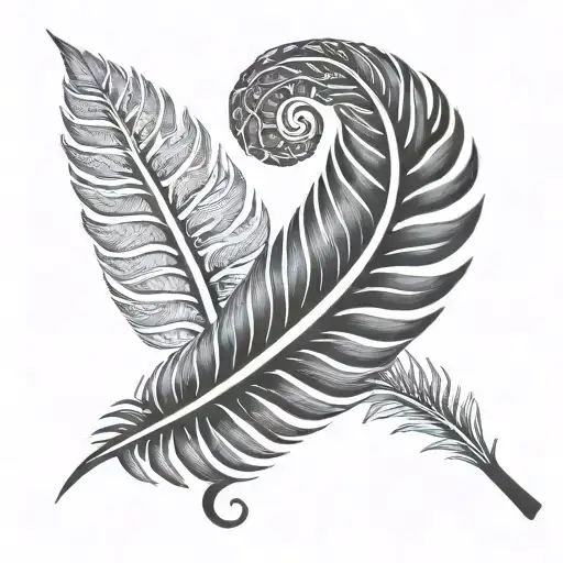 New Zealand Tribal Silver Fern