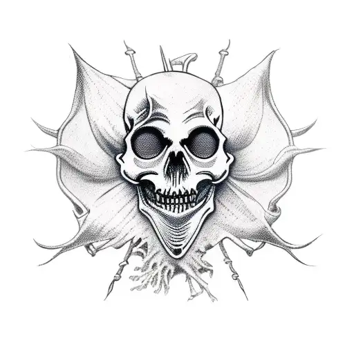 Medieval Plague Doctor Death Skeleton