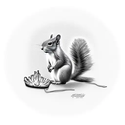 Squirrel In Portrait Frame