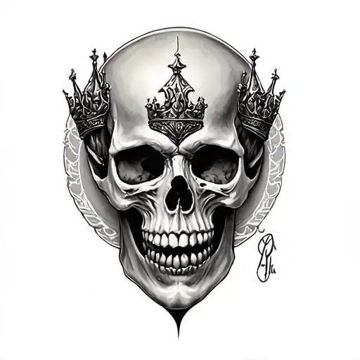 King Of All Kings Skull Adorned Skull Surrounded
