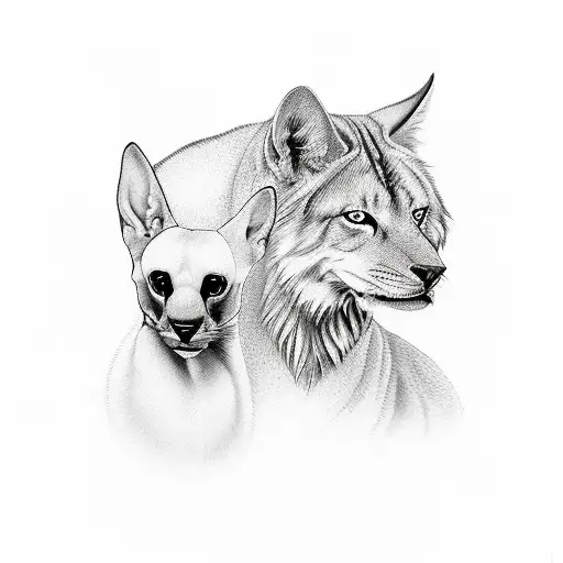 A Realistic Portrait Of A Gay Man Surrounded By His Favorite Animals