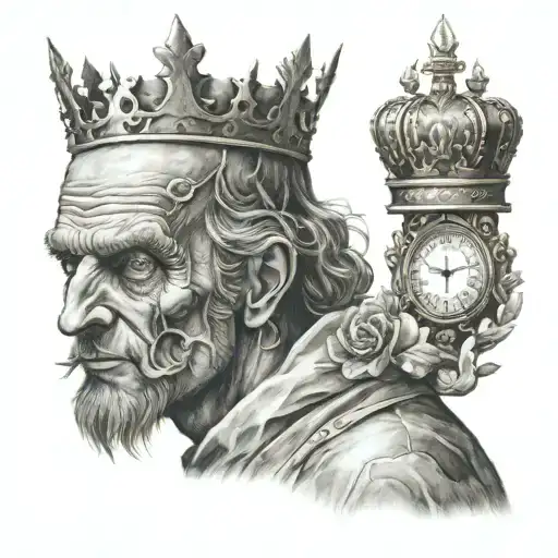 The Fool Placing A Crown