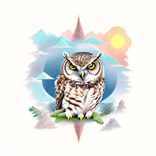Owl Travel Mountain Adventure Love Nature